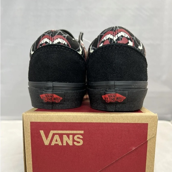 Vans Old Skool Glow Frights Black Men's Classic Skate Shoes - Picture 6 of 9